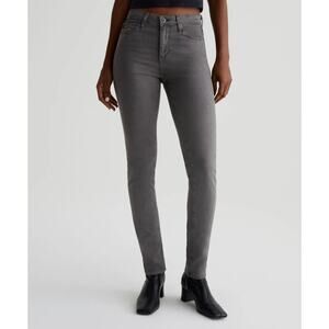 Adriano Goldschmidt Jeans Prima Cigarette Mid Rise Sulfur Smoke Grey Womens 28